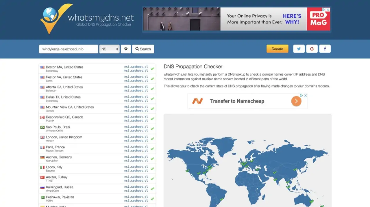 CloudFlare WordPress - Propagacja DNS