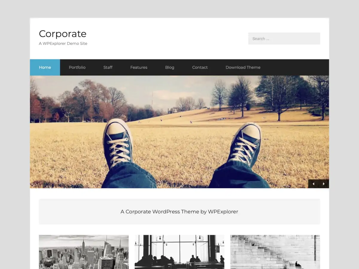 Darmowe szablony WordPress - Corporate