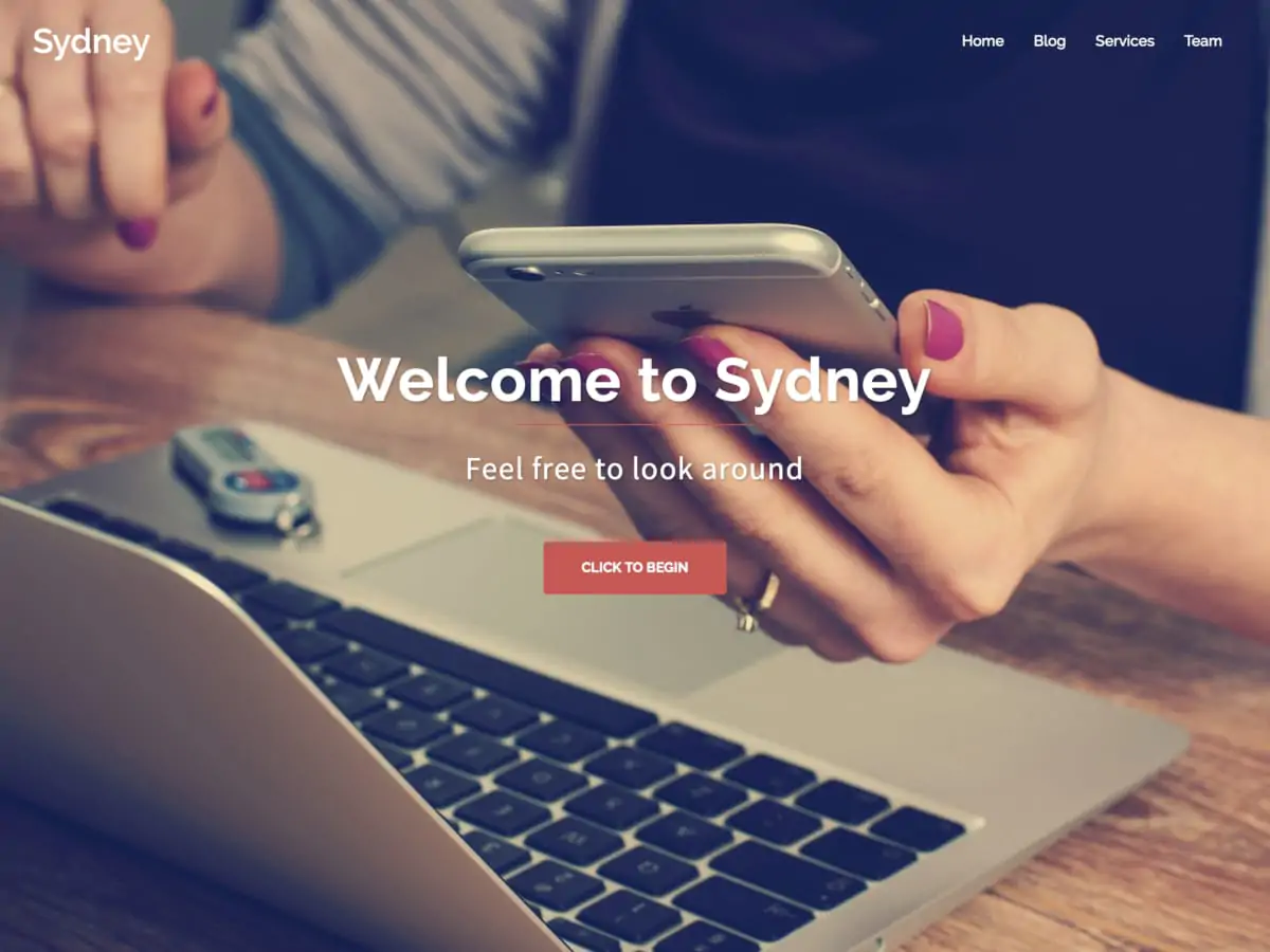Darmowe szablony WordPress - Sydney