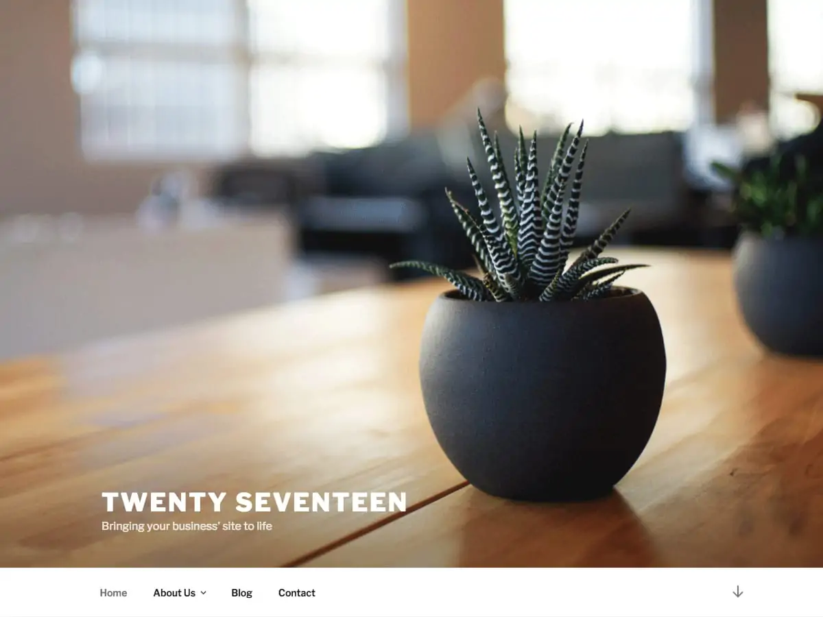 Darmowy szablony WordPress - Twenty Seventeen