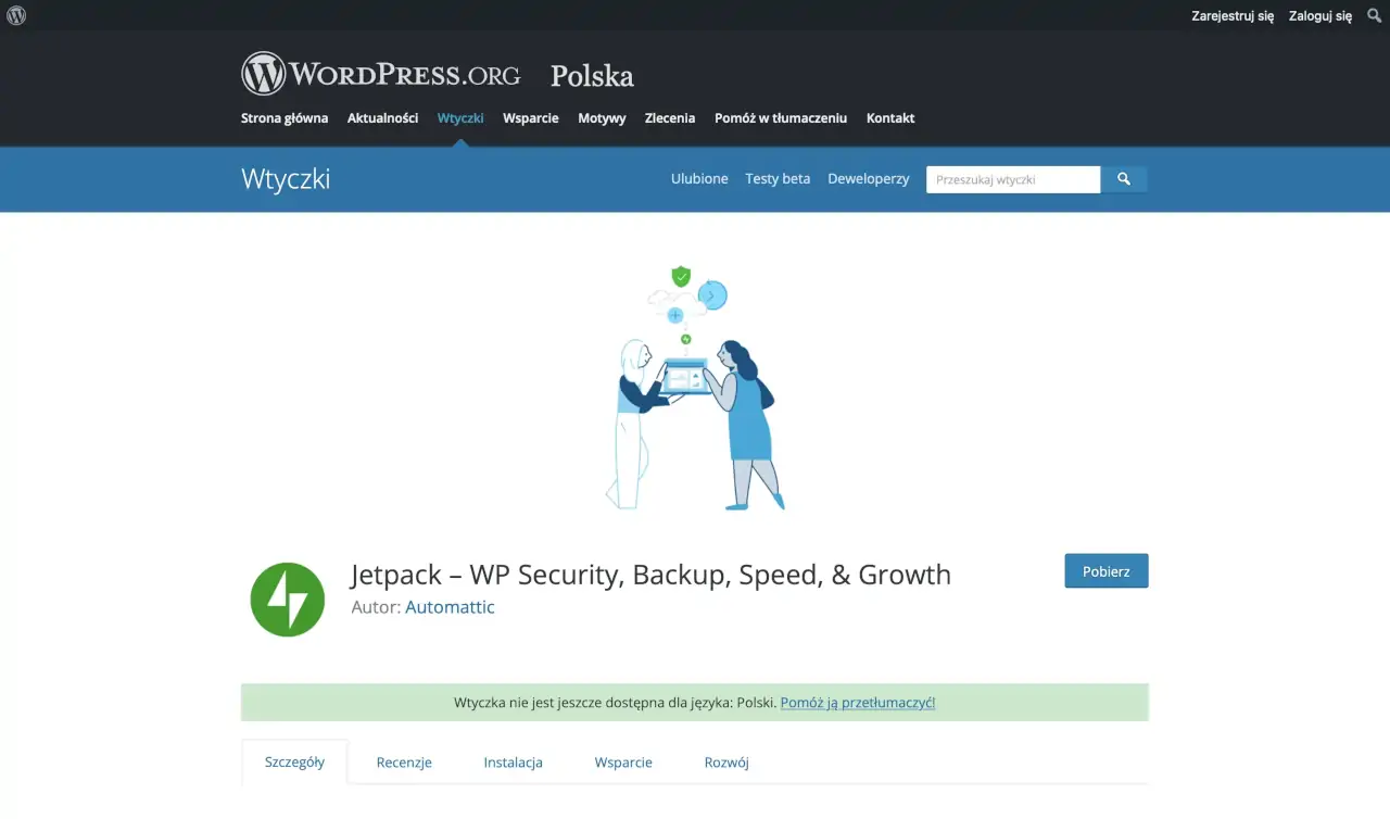 Darmowe wtyczki WordPress - Jetpack