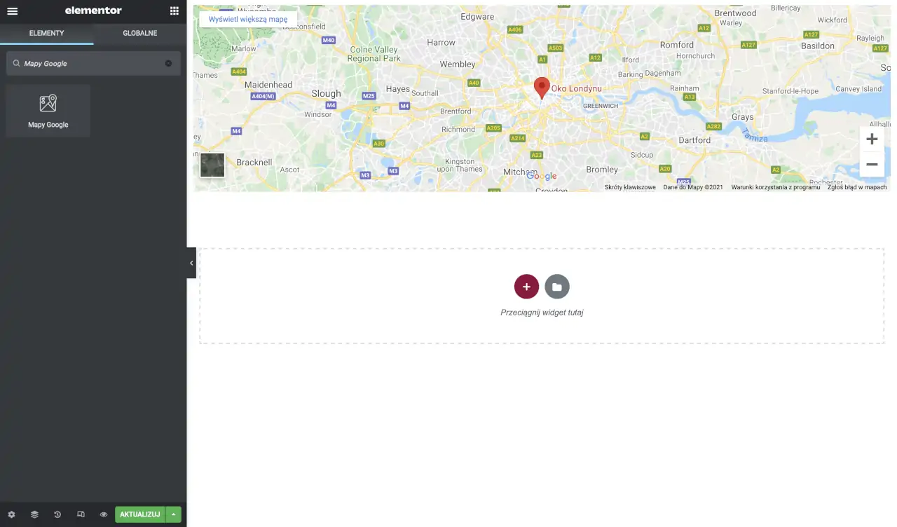 Google Maps API error: RefererNotAllowedMapError - Elementor