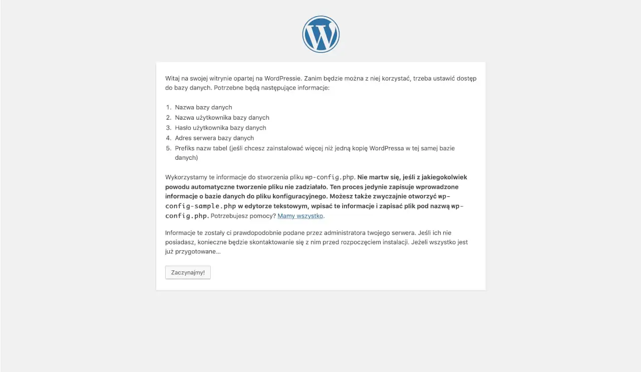 Jak zainstalować WordPress - przygotowanie