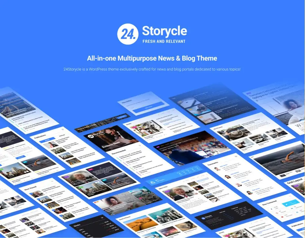 Motyw WordPress Storycle - TemplateMonster