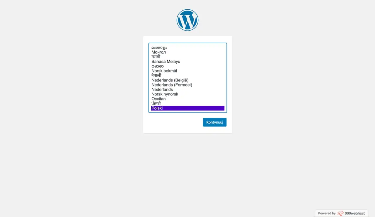 Darmowy hosting i serwer WordPress - 000webhost.com